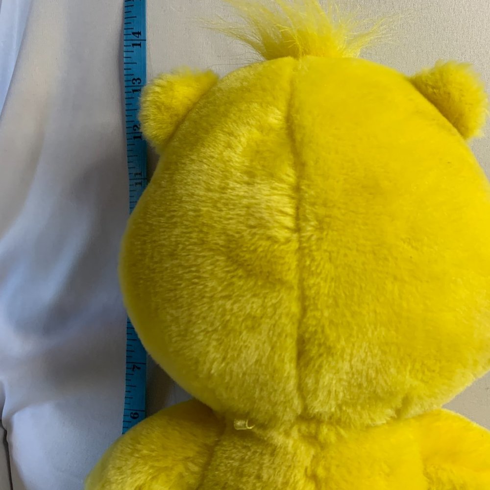 Care Bears Yellow Funshine Bear 14" Soft Plush Stuffed Animal 2007 - Picture 3 of 7